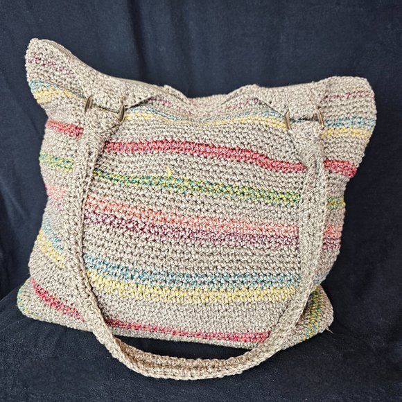 The Sak Gray & Multicolor Stripes Voyager Belle Tote Bag - Picture 2 of 8